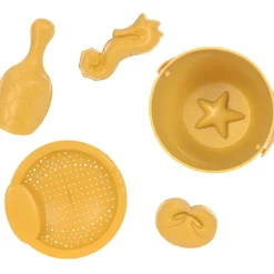 Lässig Jeu de jouets de sable Water Friends jaune (5 pièces)