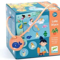 Djeco Jeu de loto Dans la Maison (16 pièces)
