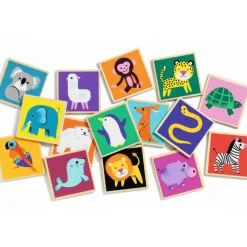Djeco Jeu de memory Memo Wood