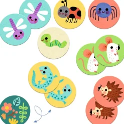 Discount Jeu de mémoire Petites bêtes (32 pièces) Jeu De Société