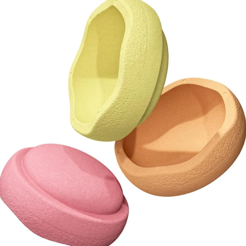 Stapelstein Jeu de motricité Original warm pastel (3 blocs)