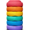 Stapelstein Jeu de motricité Original Mini rainbow classic (6 blocs)