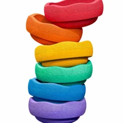 Stapelstein Jeu de motricité Original rainbow classic (6 blocs)