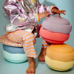 Stapelstein Jeu de motricité Rainbow Set pastel (7 blocs)
