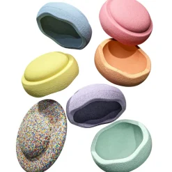 Stapelstein Jeu de motricité Rainbow Set pastel (7 blocs)