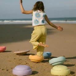 Stapelstein Jeu de motricité Rainbow Set pastel (7 blocs)