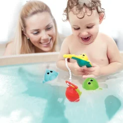 New Jeu de pêche à la ligne (4 pièces) Jouet De Bain