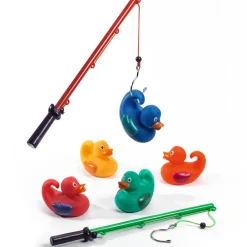 Clearance Jeu de pêche aux canards Arc-en-ciel Jouet De Bain
