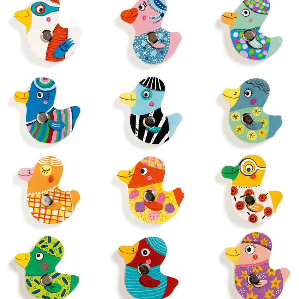 Djeco Jeu de pêche aux canards magnétique