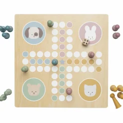 Jabadabado Jeu de petits chevaux en bois