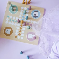 Jabadabado Jeu de petits chevaux en bois