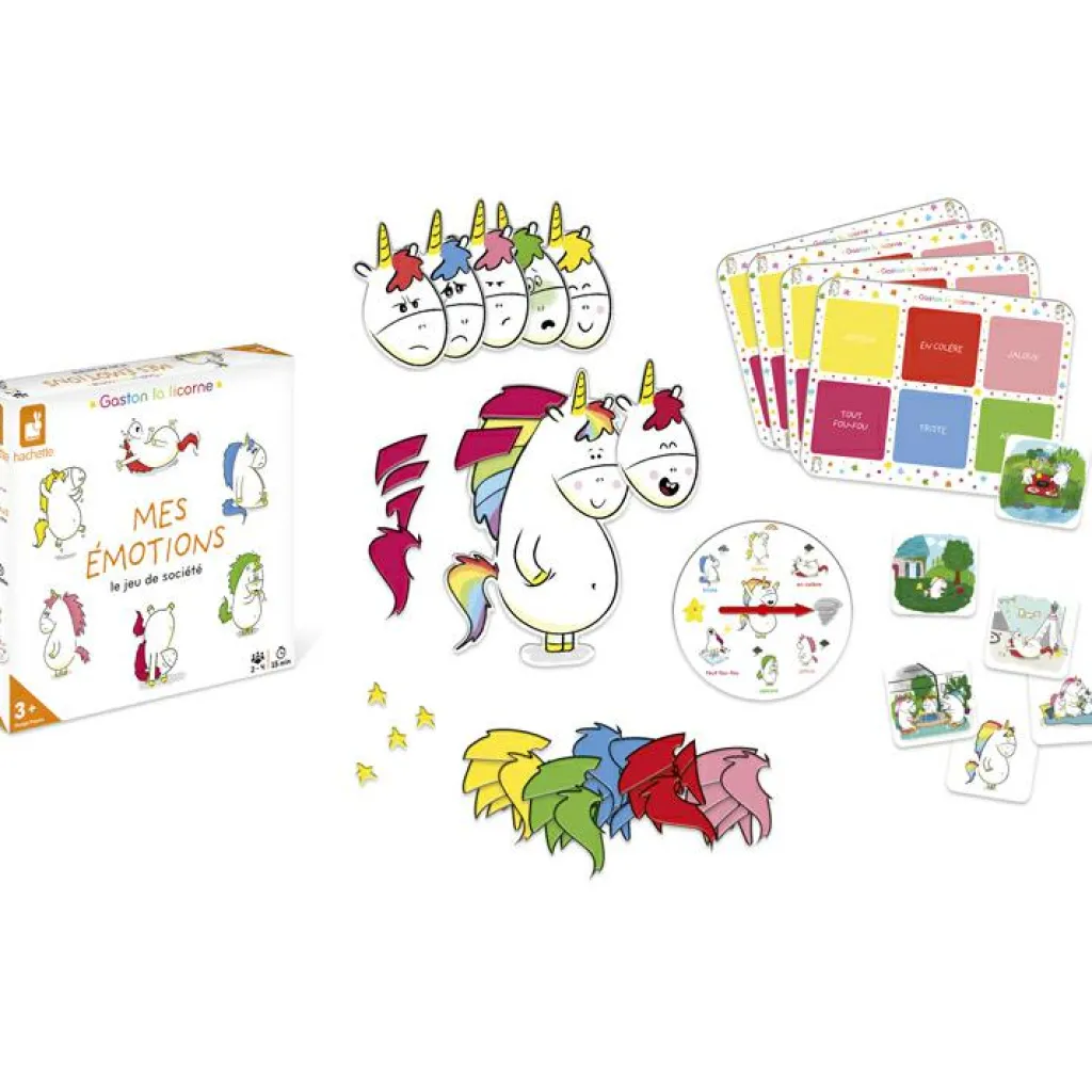 Clearance Jeu de société Mes émotions Gaston la licorne Jeu De Société