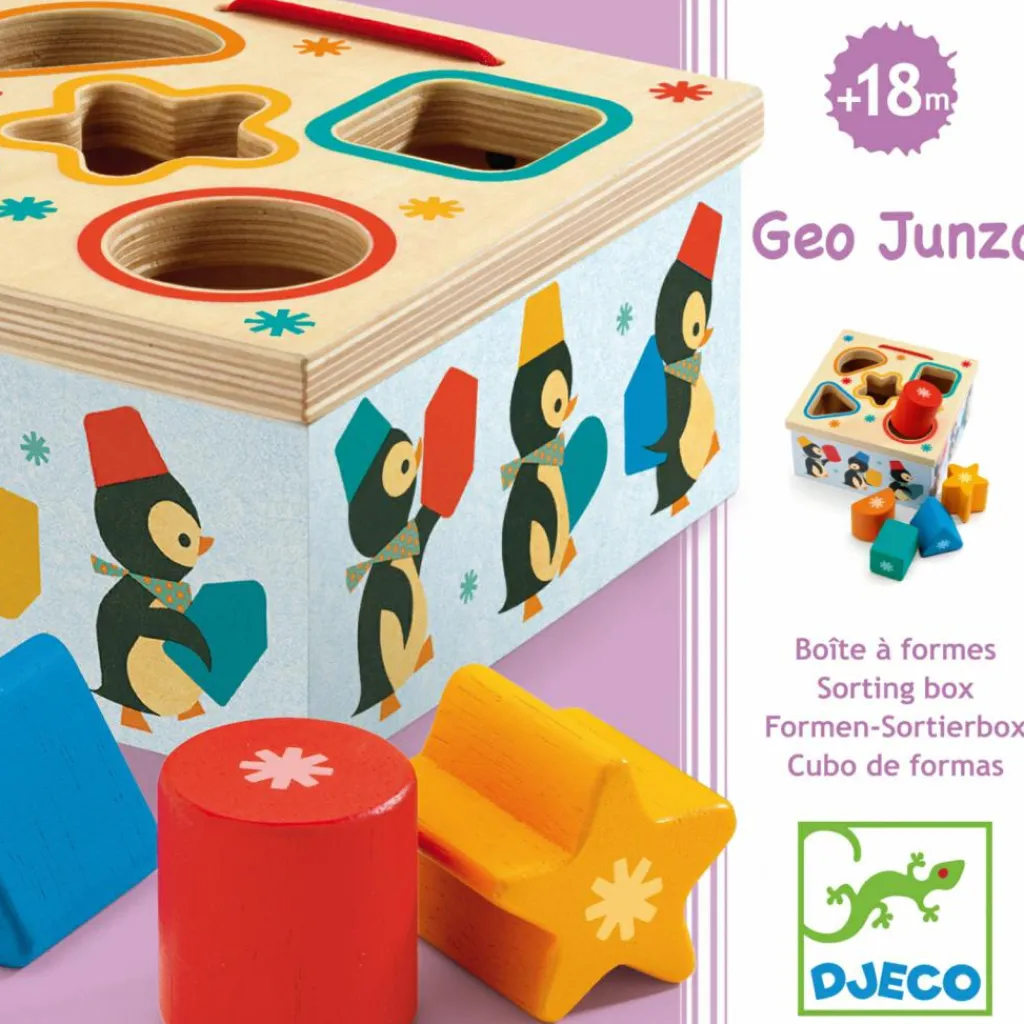 Djeco Jeu d'encastrement Géo Pingy