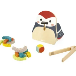 Janod Jeu des couleurs Pic Pic et chenilles en bois WWF