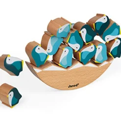 Janod Jeu d'équilibre Basculo Manchots WWF
