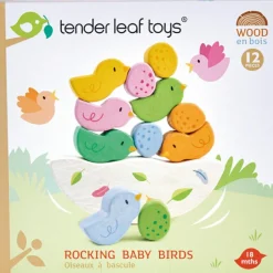 Hot Jeu d'équilibre bébés oiseaux en bois Jeu D'Adresse