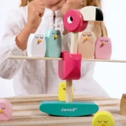 Hot Jeu d’équilibre Flamant rose Zigolos (26 cm) Jeu D'Adresse