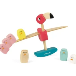Hot Jeu d’équilibre Flamant rose Zigolos (26 cm) Jeu D'Adresse