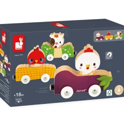 Janod Jeu magnétique Les animaux de la ferme (3 pièces)