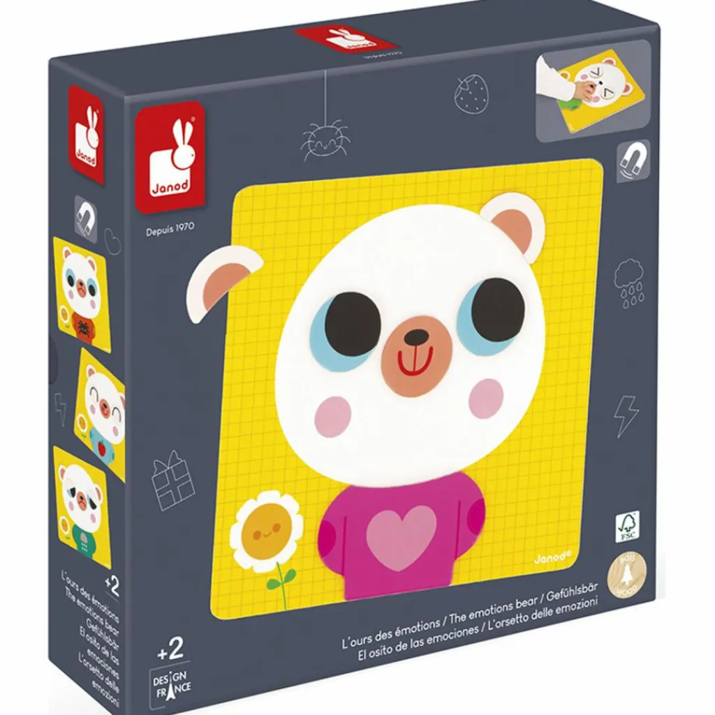Clearance Jeu magnétique L'Ours des émotions Jeu Magnétique