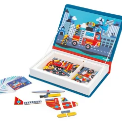 Jeu magnétique Magneti'book Pompiers Jeu Magnétique