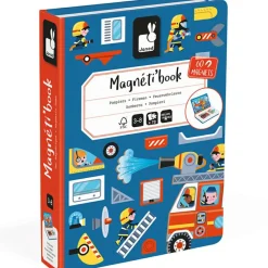 Jeu magnétique Magneti'book Pompiers Jeu Magnétique