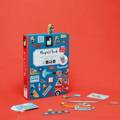 Jeu magnétique Magneti'book Pompiers Jeu Magnétique