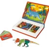 Janod Jeu magnétique Magneti'Book Dinosaures