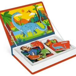 Janod Jeu magnétique Magneti'Book Dinosaures