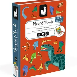 Janod Jeu magnétique Magneti'Book Dinosaures