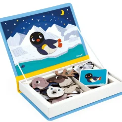 Janod Jeu magnétique Magneti'book Animaux polaires