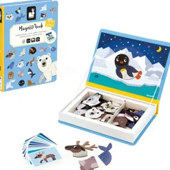 Janod Jeu magnétique Magneti'book Animaux polaires