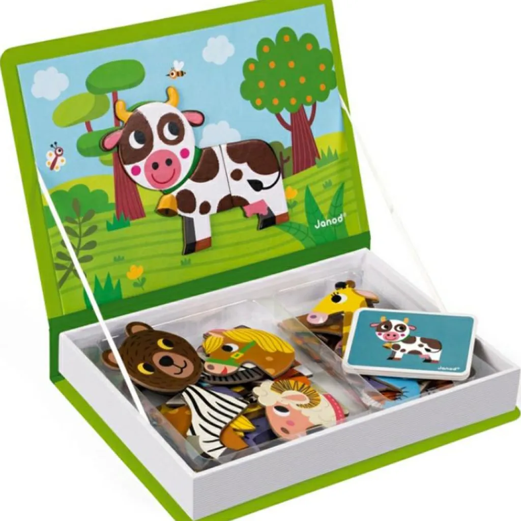 Janod Jeu magnétique Magneti'Book Animaux