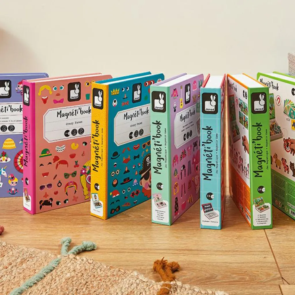 Janod Jeu magnétique Magneti'Book Animaux