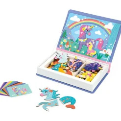 Janod Jeu magnétique Magneti'book Licornes