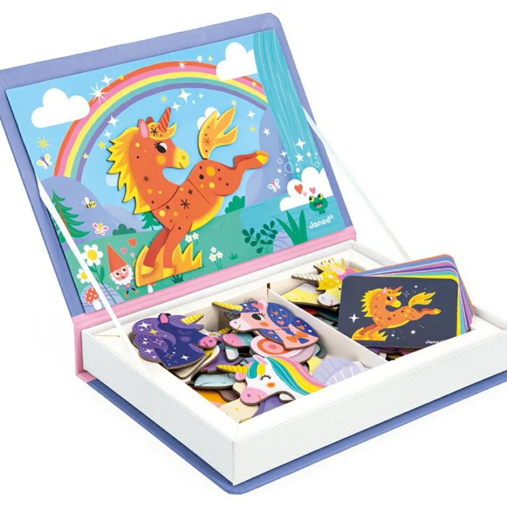 Janod Jeu magnétique Magneti'book Licornes