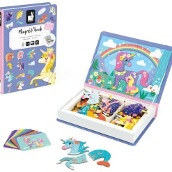 Janod Jeu magnétique Magneti'book Licornes