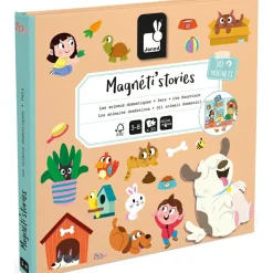 Janod Jeu magnétique Magneti'stories Les animaux domestiques