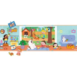 Janod Jeu magnétique Magneti'stories Les animaux domestiques