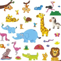 Janod Jeu magnétique Magneti'stories Les animaux d'Afrique