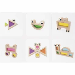 Janod Jeu sensoriel Blocs translucides (18 pièces)