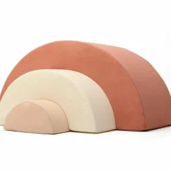 Discount Jeux en mousse Milo arc-en-ciel bois de rose, milk, nude (3 blocs) Parcours De Motricité