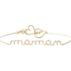 Clearance Jonc Maman S (goldfilled jaune 14 carats) Bracelet Maman