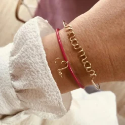 Clearance Jonc Maman S (goldfilled jaune 14 carats) Bracelet Maman