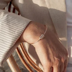 Mon Petit Poids Jonc personnalisable (plaqué or rose)