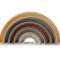 Mushie Jouet à empiler Arc-en-ciel Sol