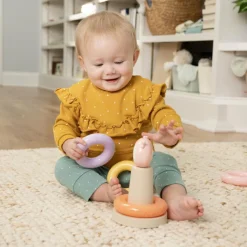 Ingenuity Jouet à empiler Nally la Chouette