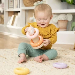 Ingenuity Jouet à empiler Nally la Chouette