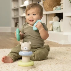 Ingenuity Jouet à empiler Nate L'Ourson