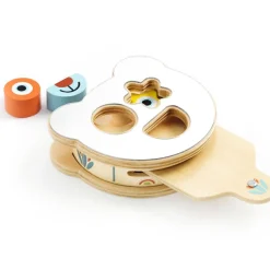 Djeco Jouet à encastrer Baby Blanc Boomi